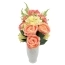 Buchet 11 Fire Trandafiri Austin cu Hortensie Somon